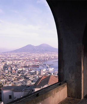 View of the wide historian of S.Martin in Naples, from which the whole panorama of the city partenopea can be admired.